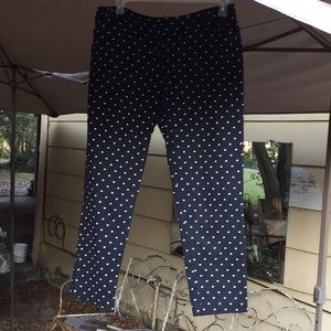 Liz Claiborne polka dot pants